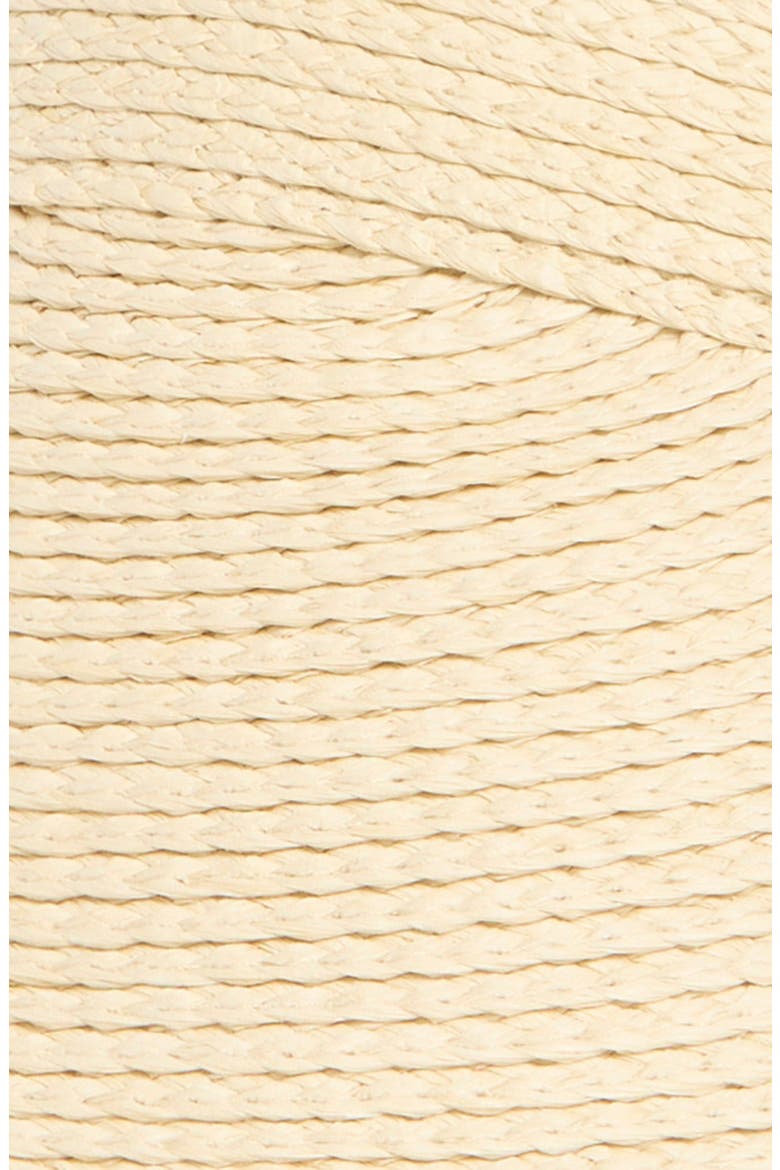 Adjustable Woven Straw Visor, Alternate, color, NATURAL
