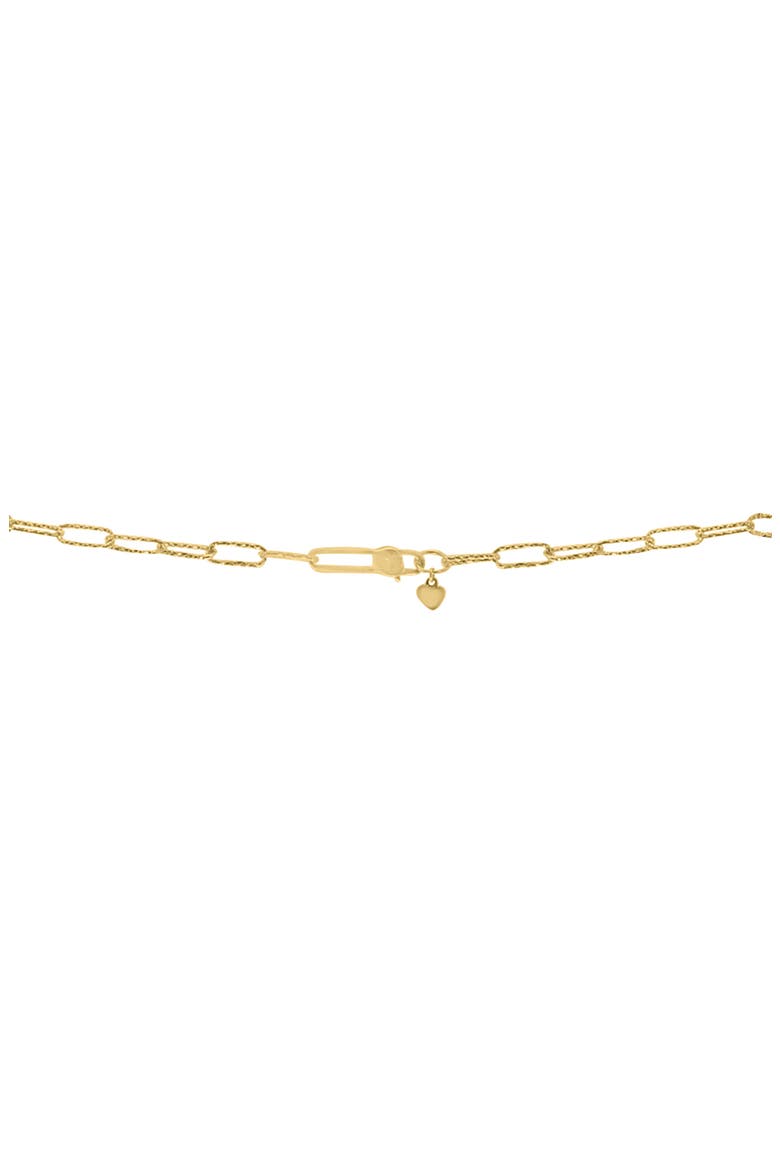 14K Gold Plated Sterling Silver Freshwater Pearl Station Chain Necklace, Alternate, color, WHITE