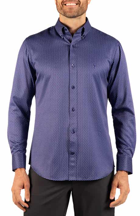 Diamond Performance Long Sleeve Button Up Shirt