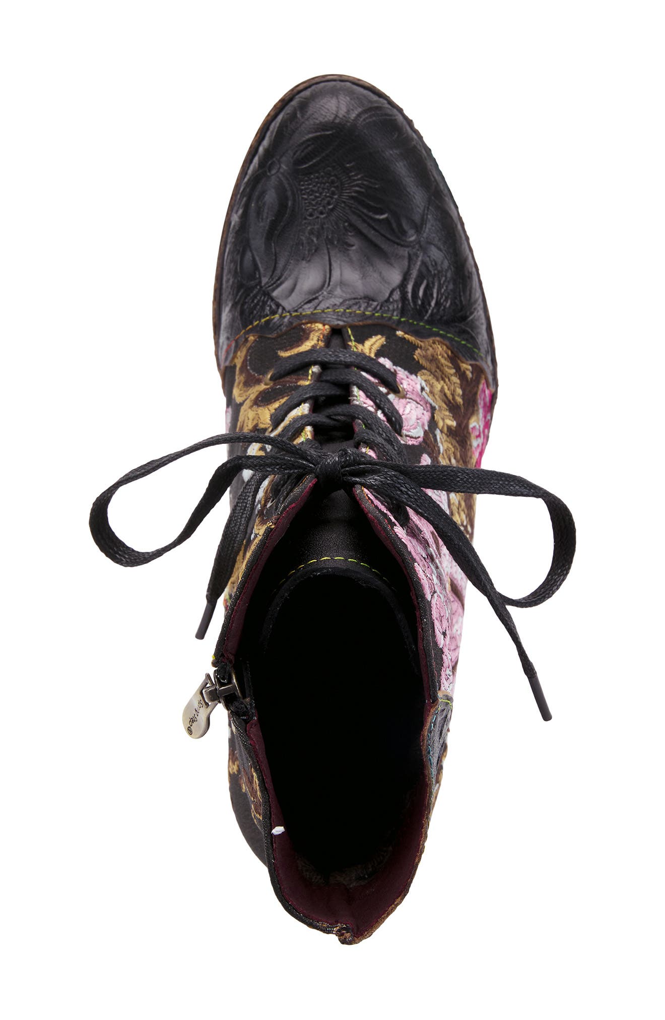 L'Artiste by Spring Step L'Artiste Siren Bootie, Alternate, color, Black Multi