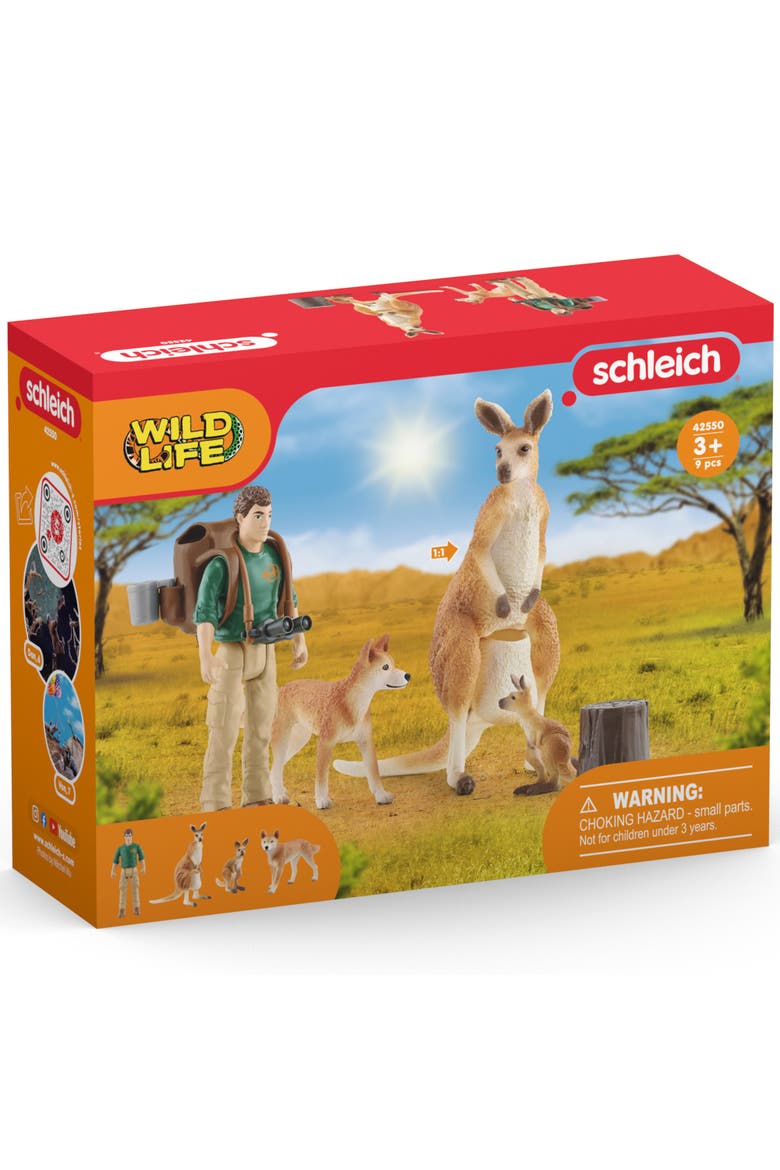 Wild Life Outback Adventures 9 Piece Playset, Alternate, color, Multicolored