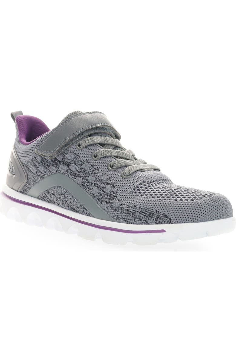 Propét TravelActiv Axial FX Sneaker - Multiple Widths Available, Main, color, Grey/ Purple
