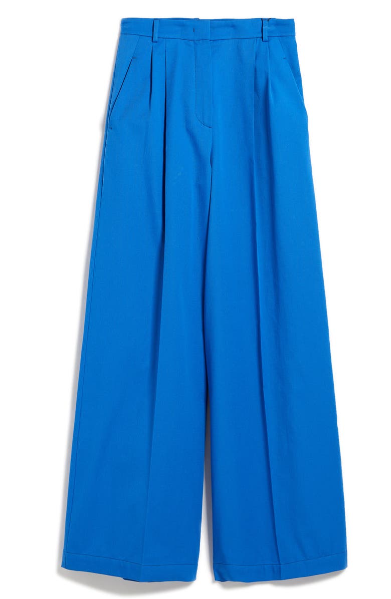 Weekend Max Mara Quenty High Waist Wide Leg Pants, Alternate, color, Cornflower Blue