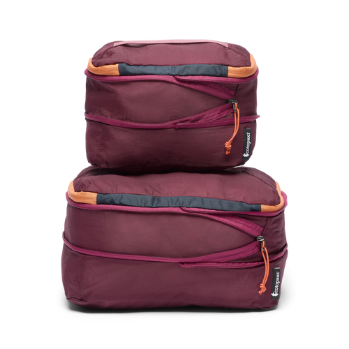 Cotopaxi Cubo Expandable Packing Cube Set In Burgundy