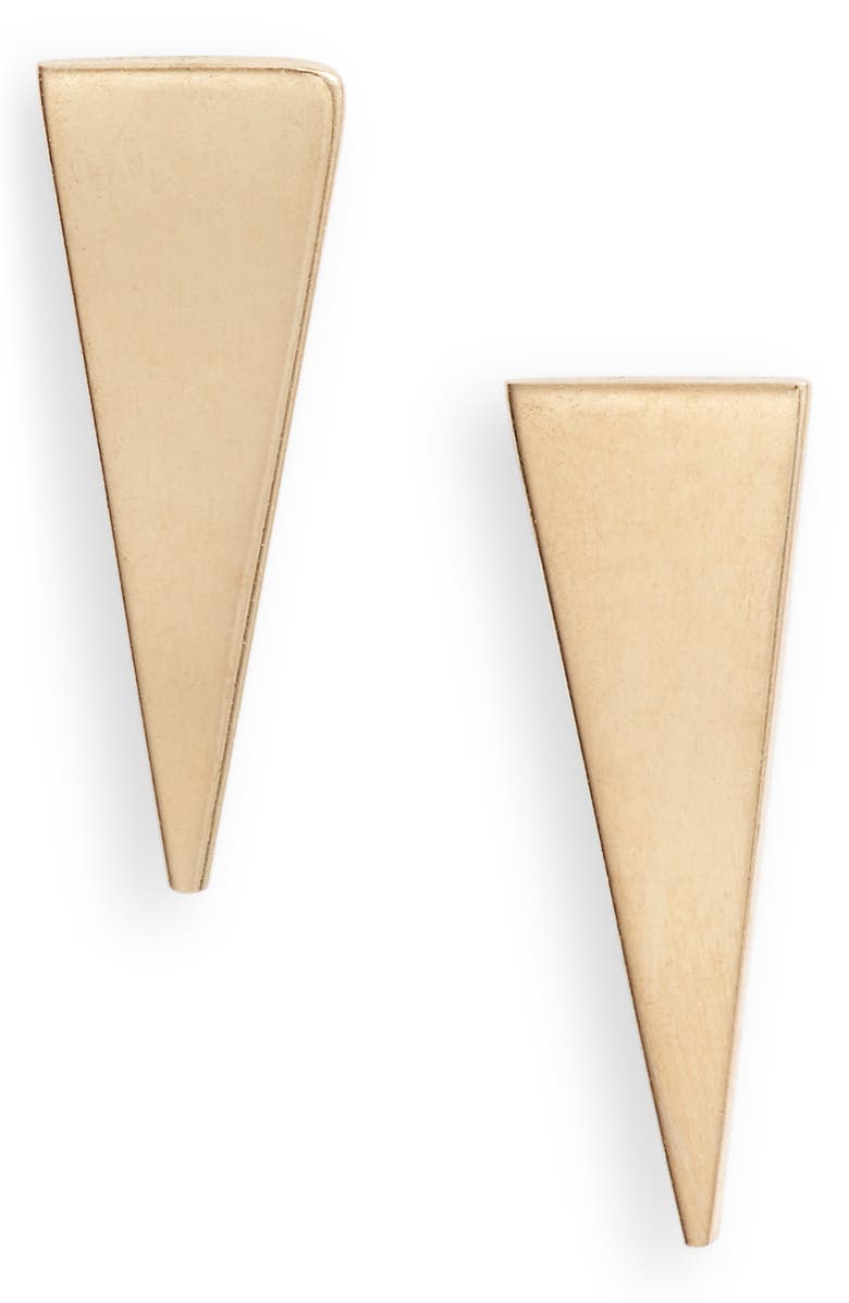 Nashelle Muse Triangle Earrings, Main, color, 