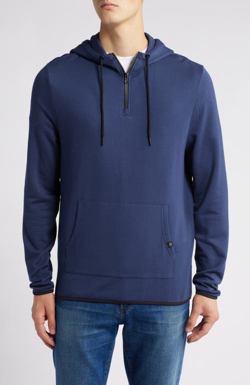 Threads 4 Thought Khris Zip Hoodie in Raw Denim 