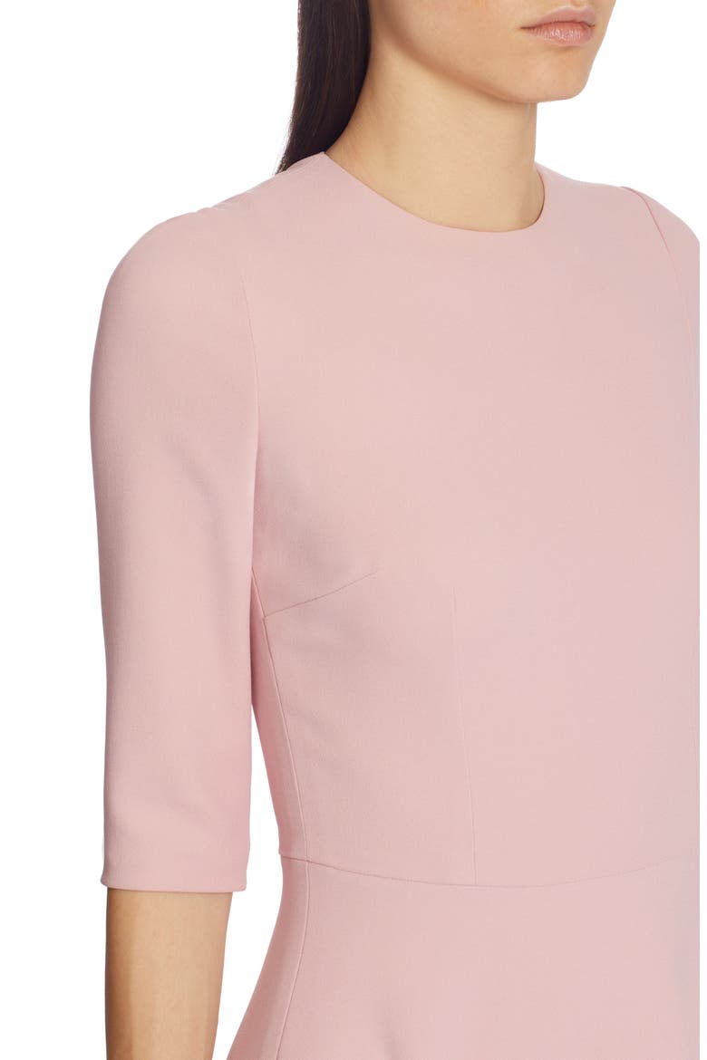 Stretch Cady A-Line Dress, Alternate, color, PINK
