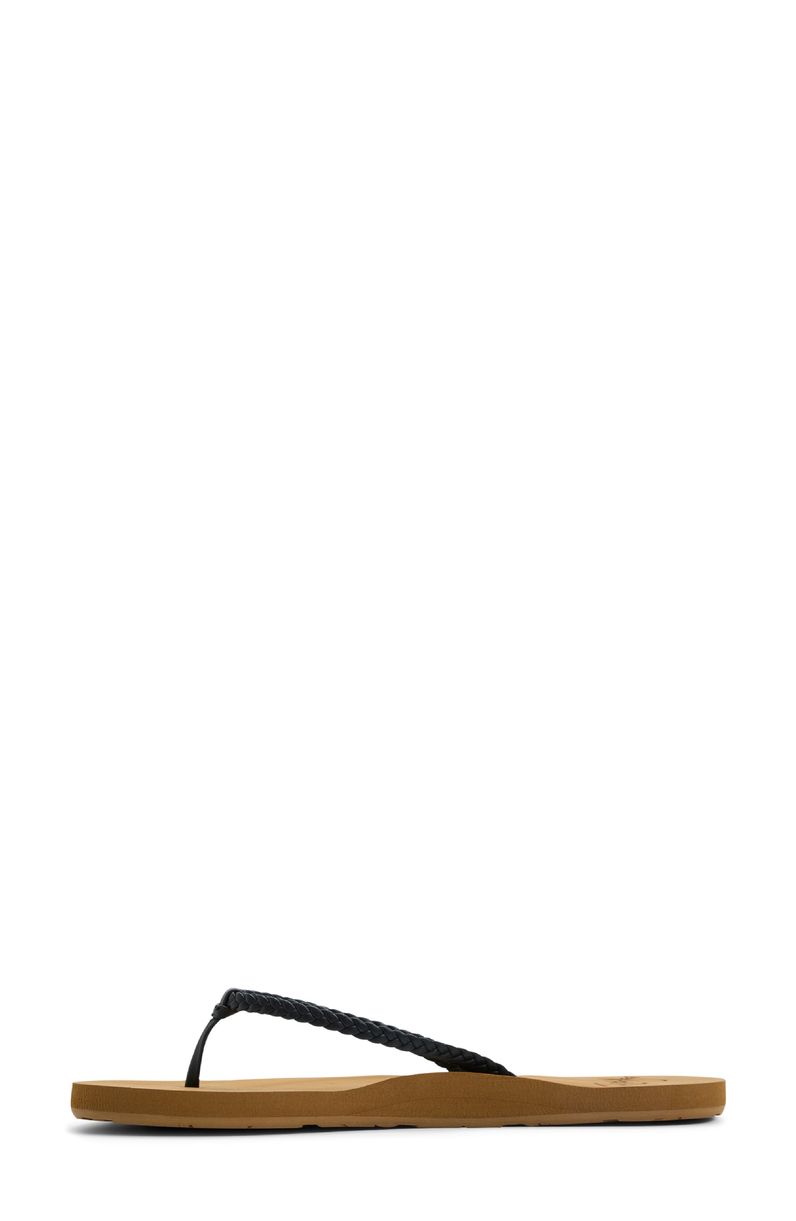 Roxy Costas Flip Flop, Alternate, color, Black