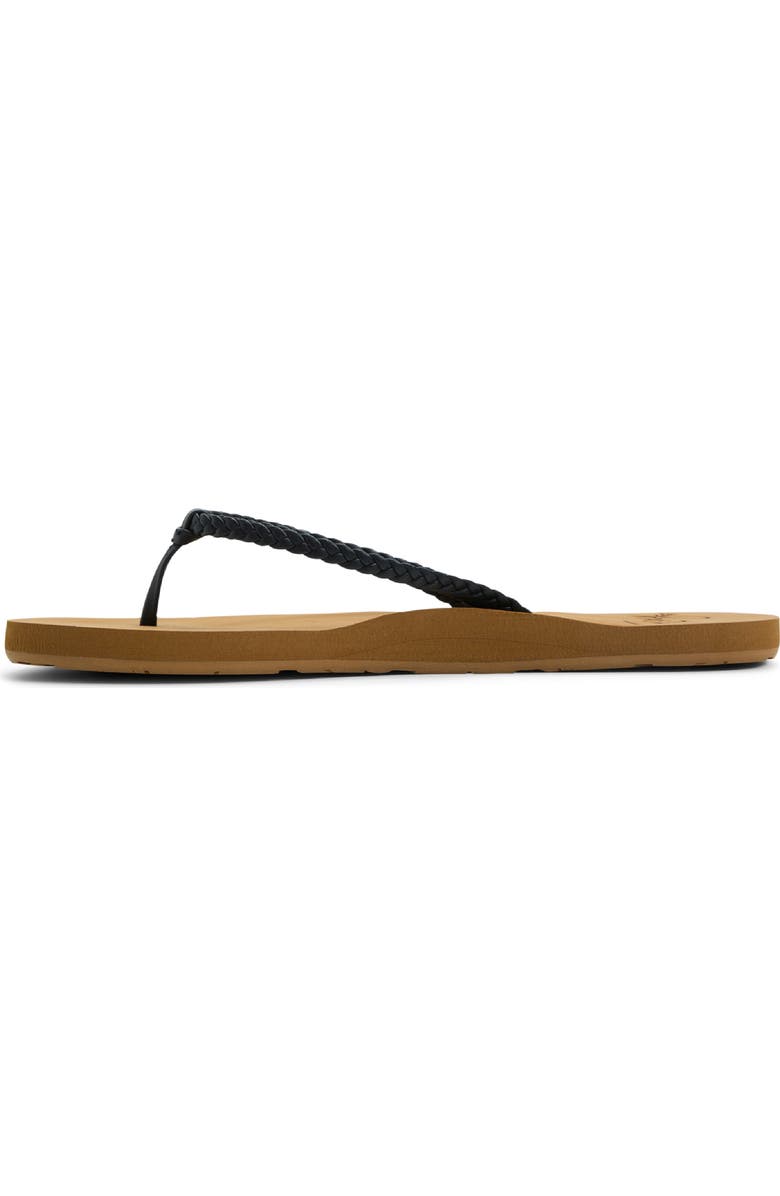 Roxy Costas Flip Flop, Alternate, color, Black