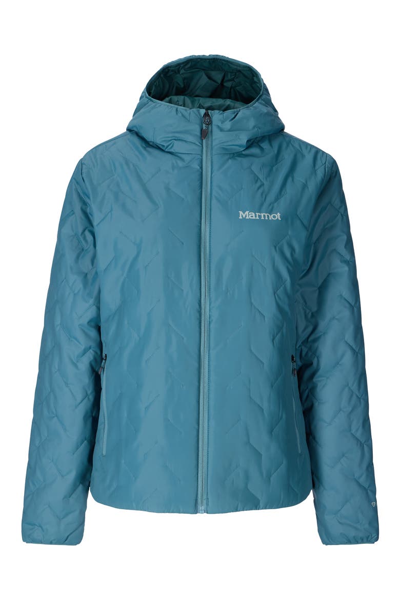 MonoQuilt Hooded Jacket, Alternate, color, SEAFLOOR