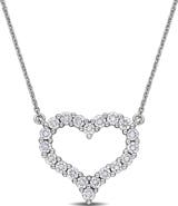 Julianna B. Lab-Grown Diamond Open Heart Necklace 14k