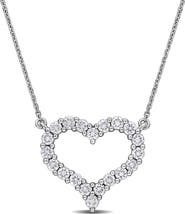 Julianna B. Lab-Grown Diamond Open Heart Necklace 14k
