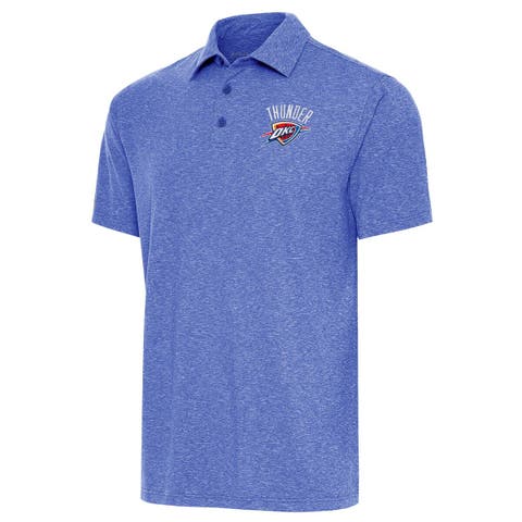 Men's Antigua  Heather Royal Oklahoma City Thunder Par Polo