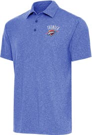 ANTIGUA Men's Antigua Heather Royal Oklahoma City Thunder Par Polo
