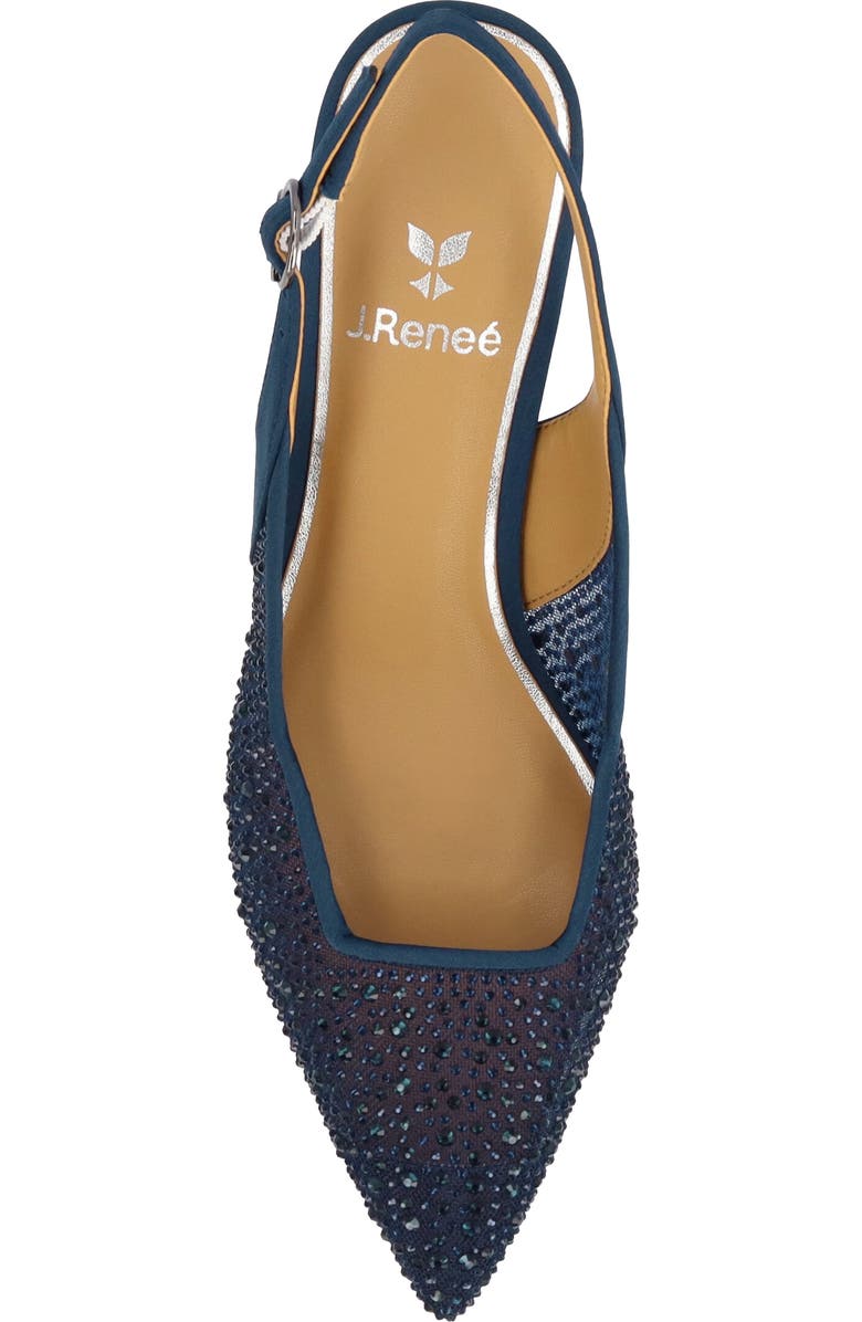 J. Reneé Alexsa Slingback Pointed Toe Pump, Alternate, color, Navy