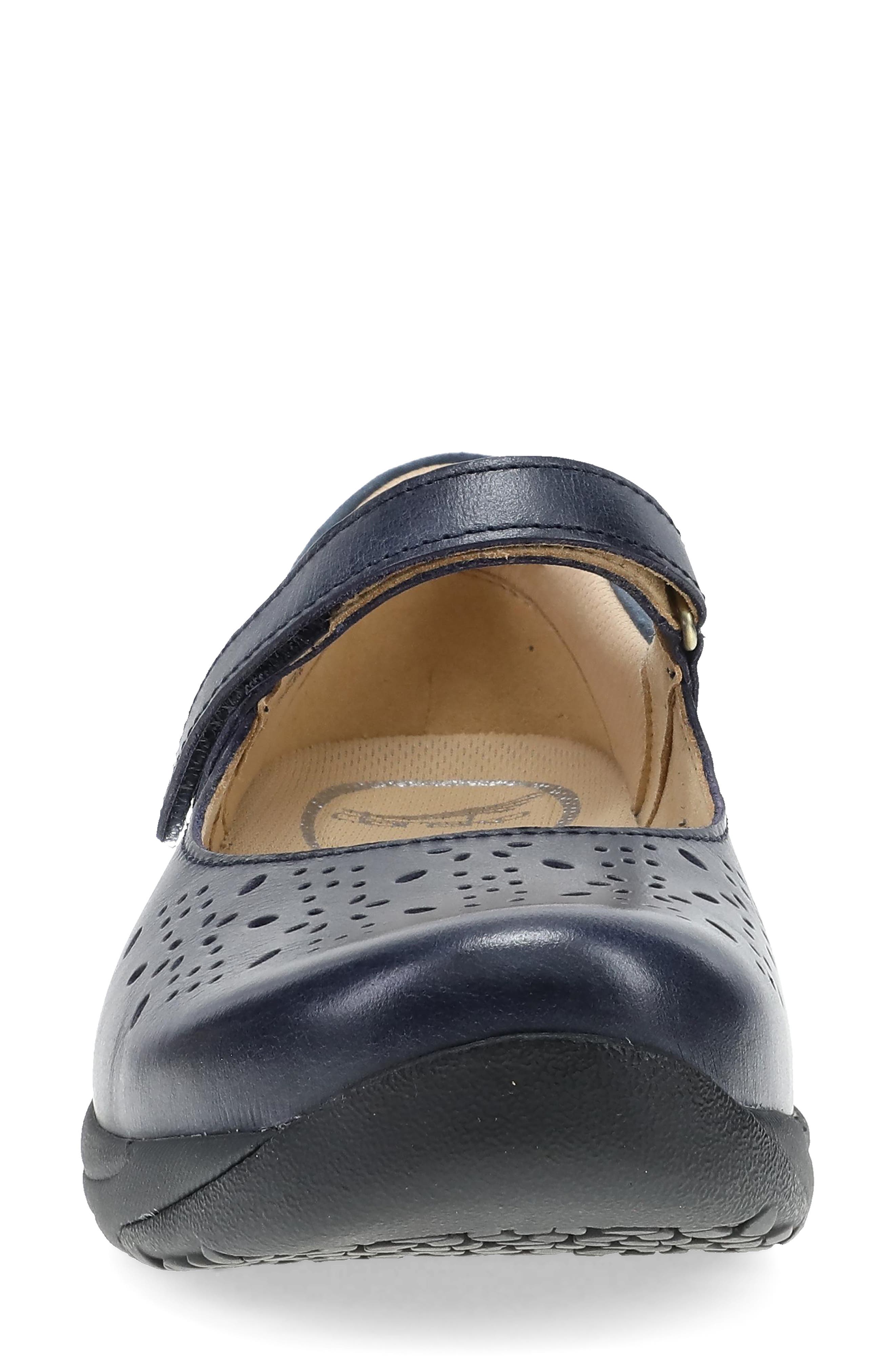Stacy Wide Mary Jane Flat, Alternate, color, NAVY