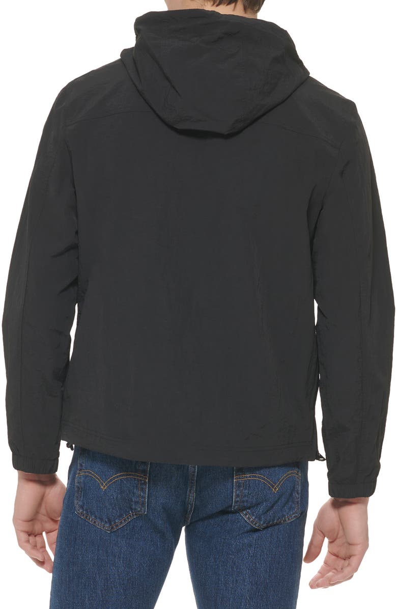 Levi's<sup>®</sup> Hooded Popover Jacket, Alternate, color, Black