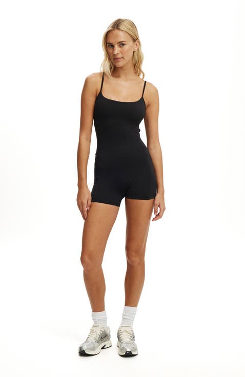 Women's Active Ultra Luxe Twist Back Shortie All In One