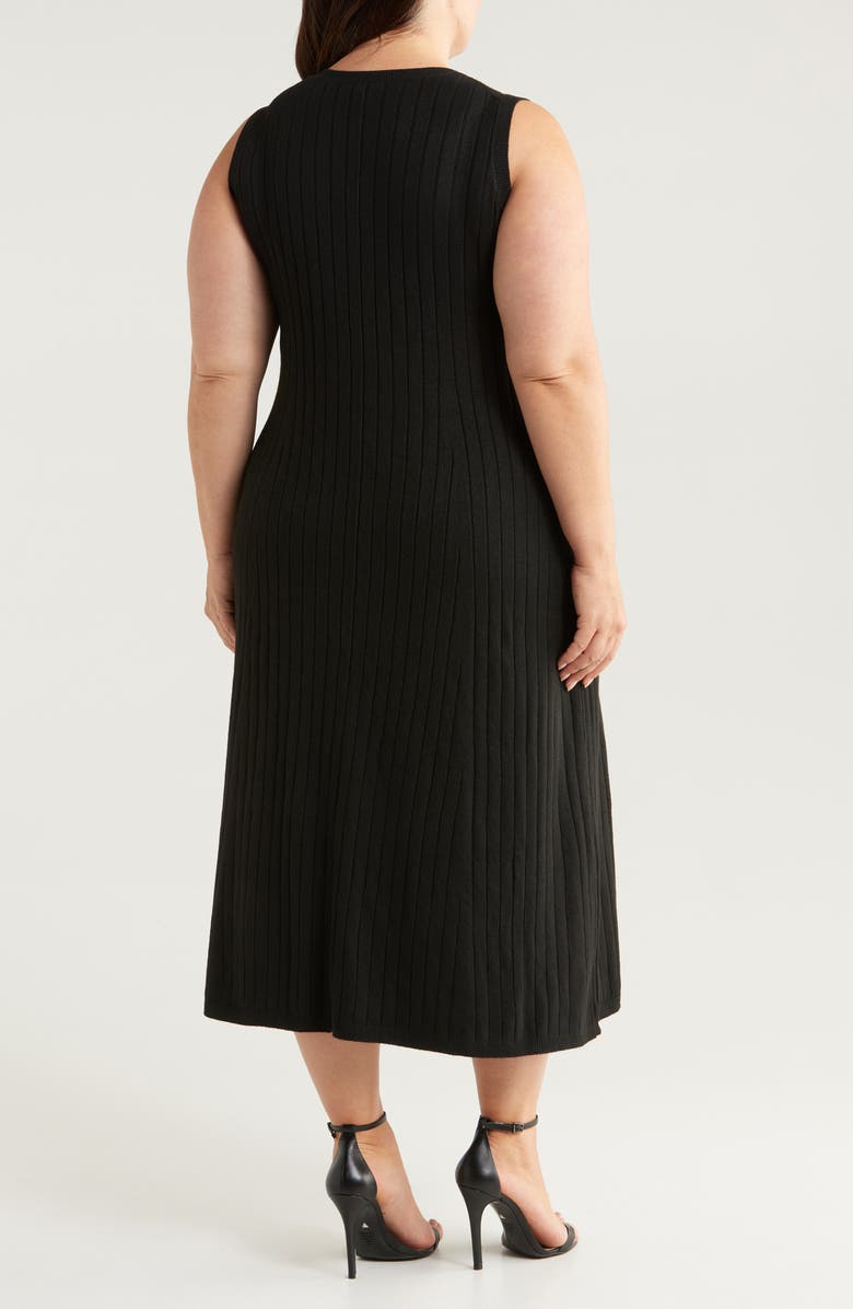 Vince Camuto Sleeveless Midi Sweater Dress, Alternate, color, 