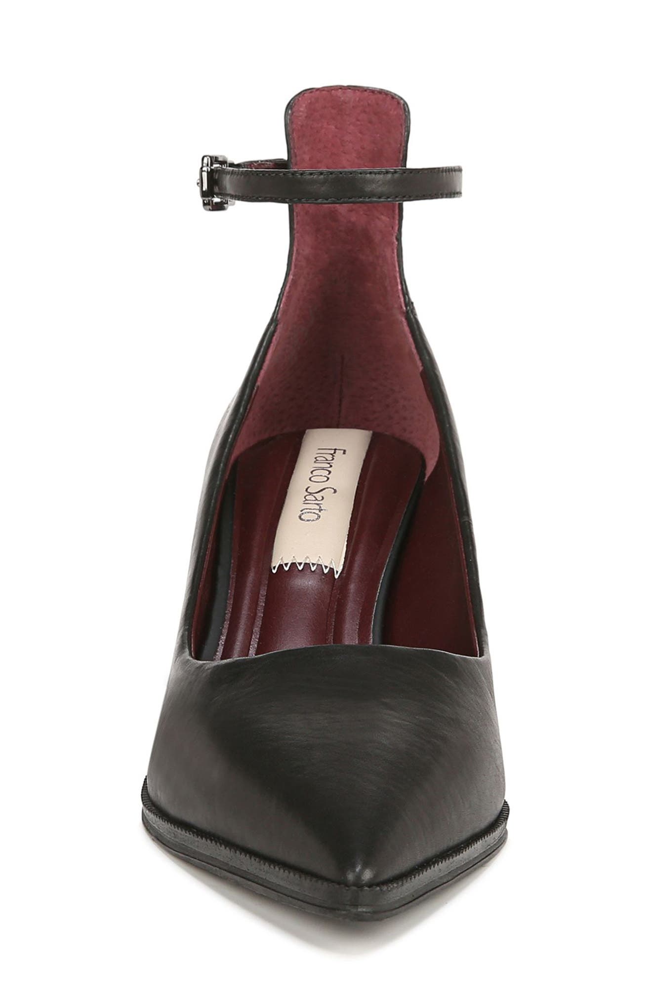 Franco Sarto Danielle Ankle Strap Pointed Toe Pump, Alternate, color, 