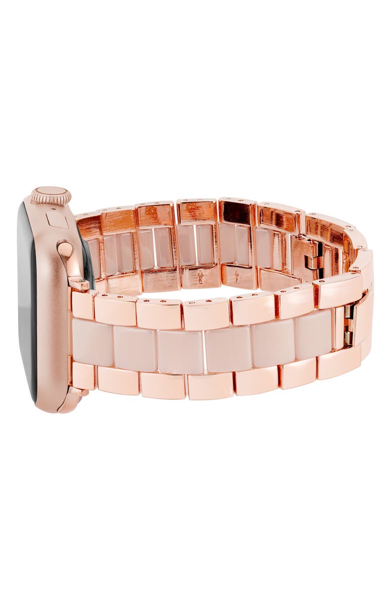 Anne Klein Ceramic Link Apple Watch<sup>®</sup> Bracelet Watchband, Alternate, color, 