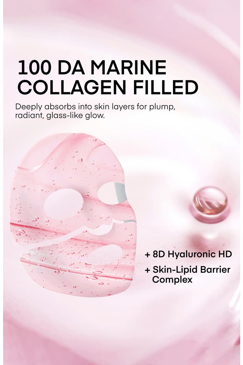 Bio-Collagen Deep Hydration Mask, Alternate, color, 4pc.