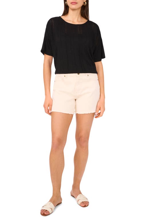 Vince Camuto Oversize Knit Top In Black
