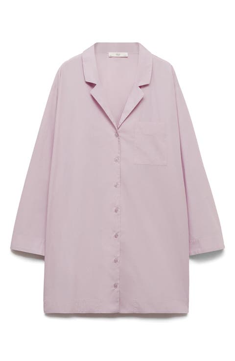 Garment Washed Cotton Nightgown