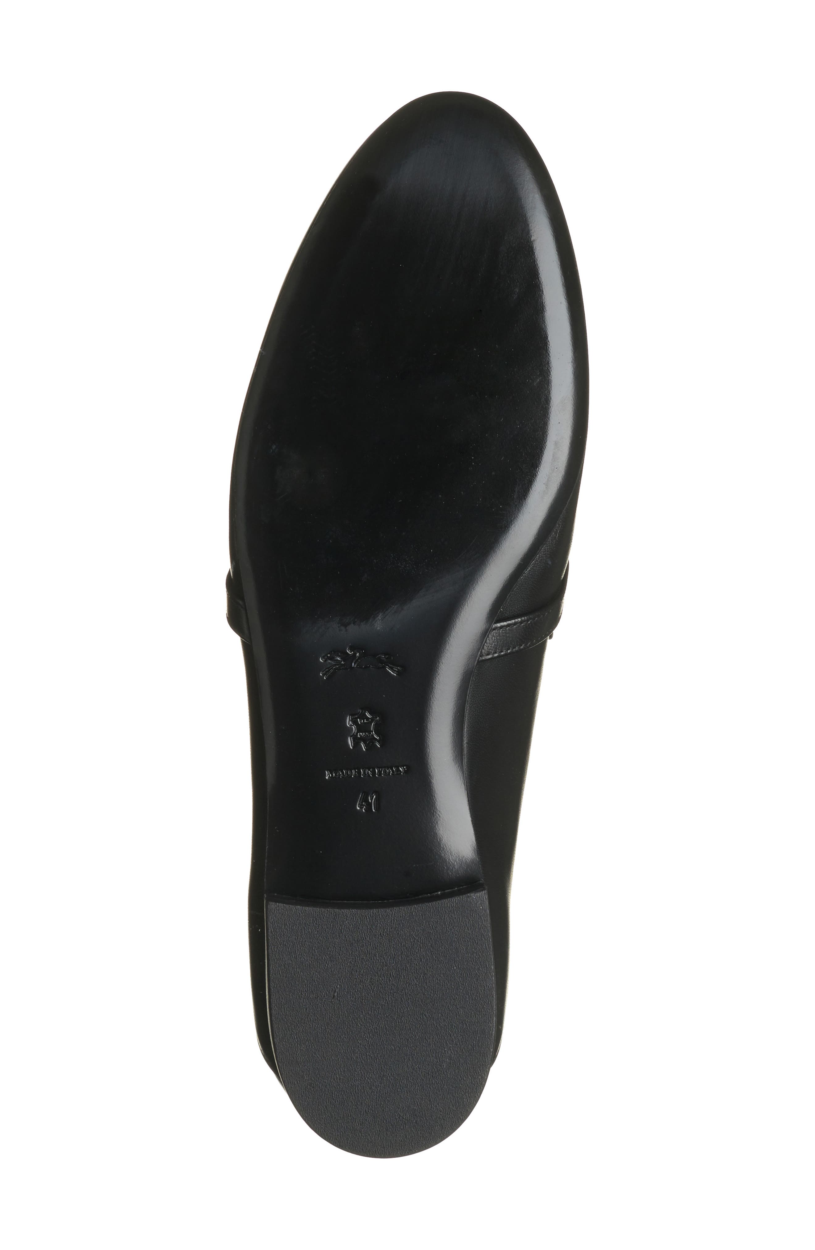Longchamp Buckle Strap Loafer, Alternate, color, 