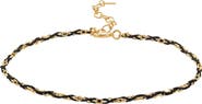 Bearfruit Jewelry Sterling Silver 18k Gold Plated Katarina Bracelet Dainty Trendy