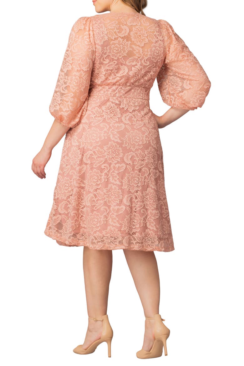 Hepburn Lace Cocktail Dress, Alternate, color, BLUSH PINK