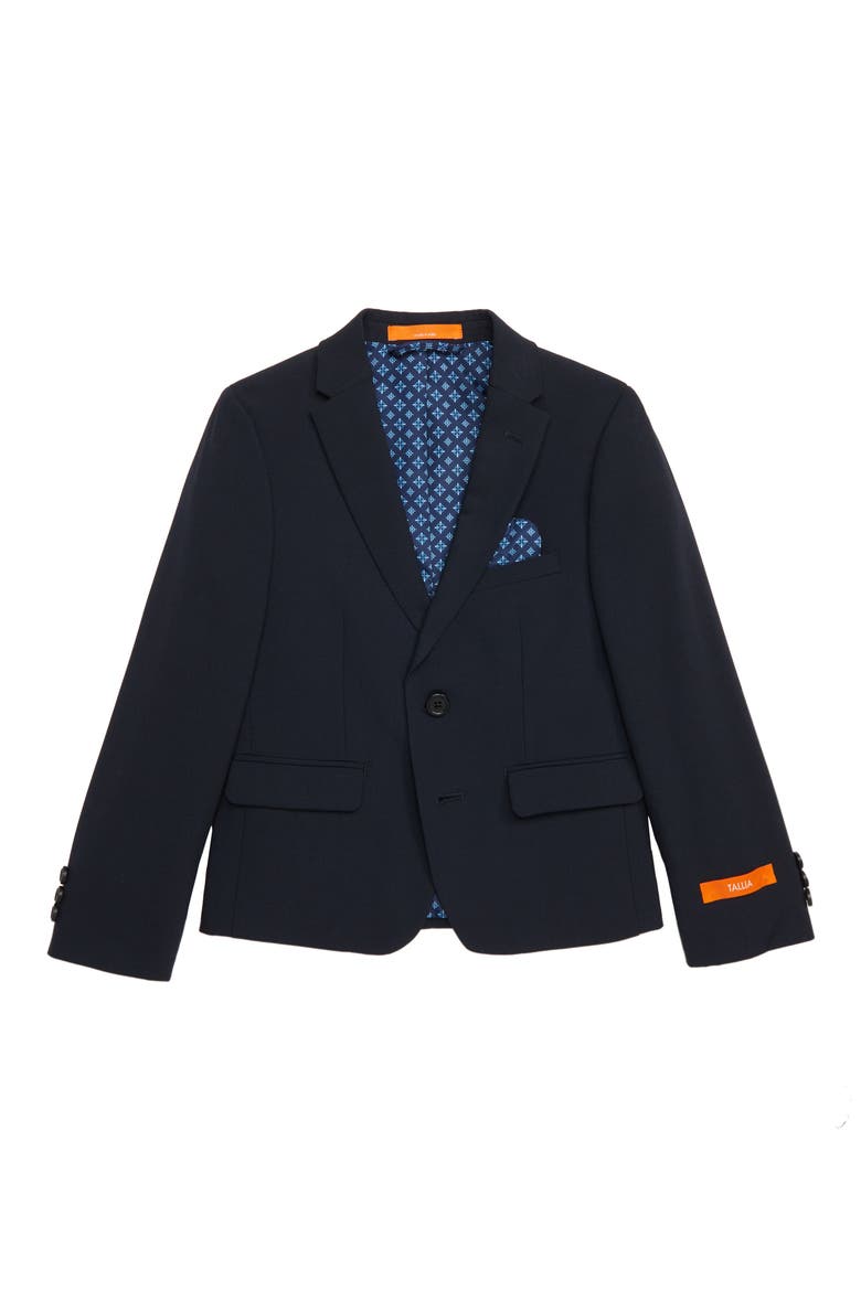 Solid Wool Blend Sport Coat, Main, color, NAVY