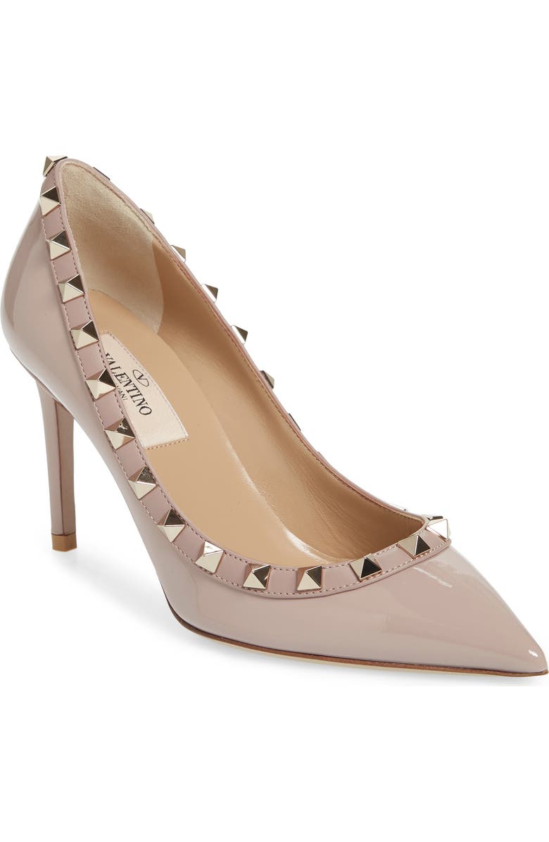 Valentino Garavani Rockstud Pointed Toe Pump, Main, color,