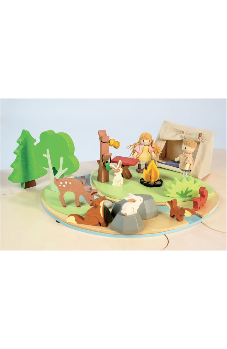Tender Leaf Toys Wildlife Camping Playset, Alternate, color, Green Multi