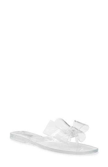 Jeffrey Campbell Sugary Flip Flop In Transparent