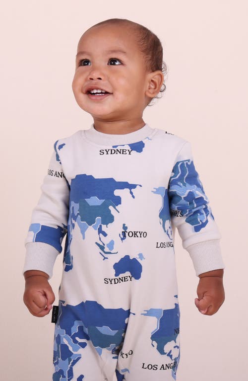 Tiny Tribe World Tour Cotton Romper In White