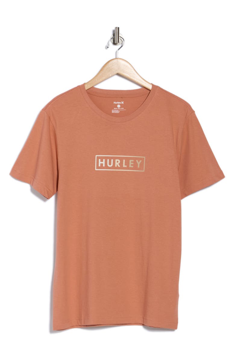 Hurley Boxed Logo Graphic T-Shirt, Alternate, color, 