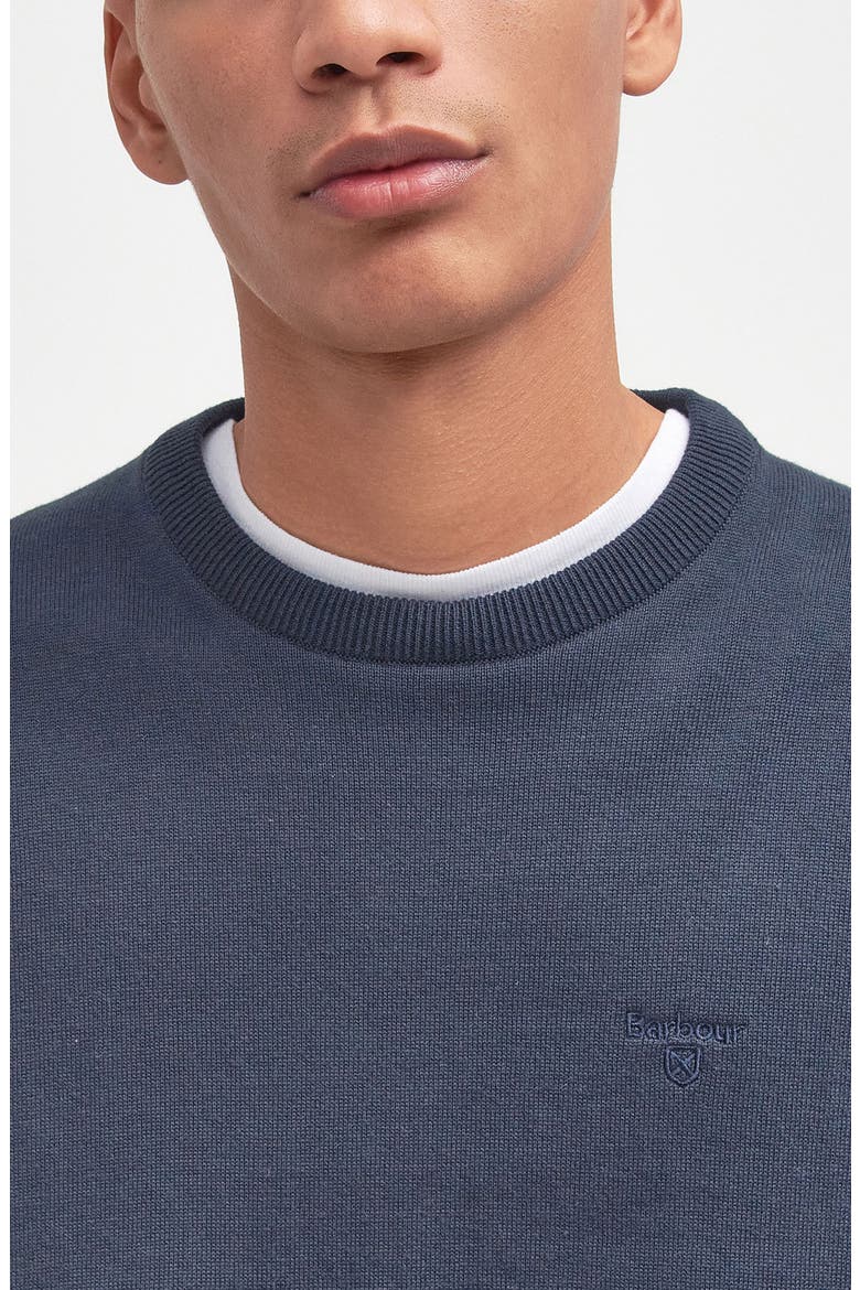 Pima Cotton Crewneck Sweater, Alternate, color, NAVY