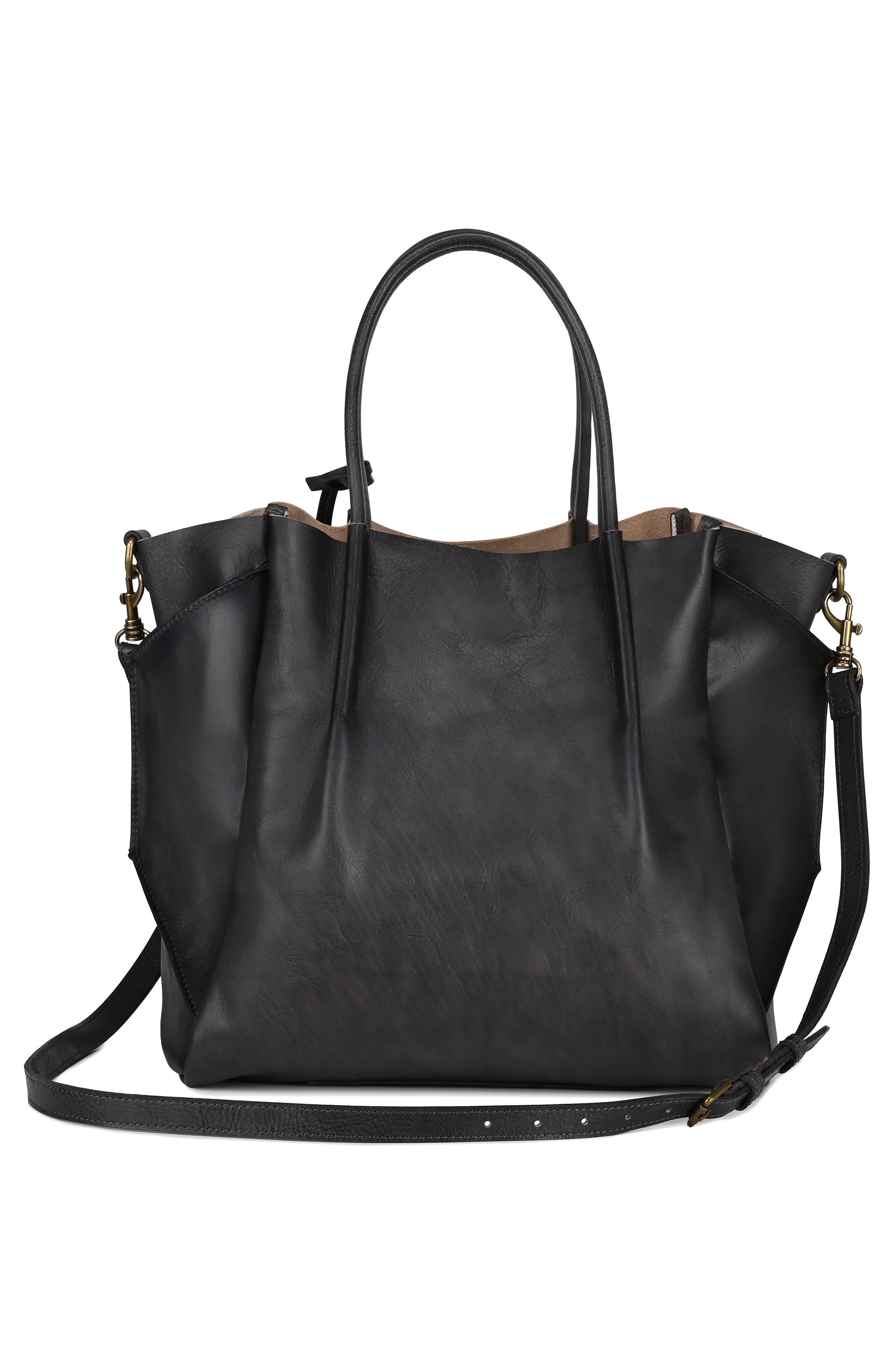 OLD TREND Sprout Land Leather Tote Bag, Alternate, color, Grey Ombre