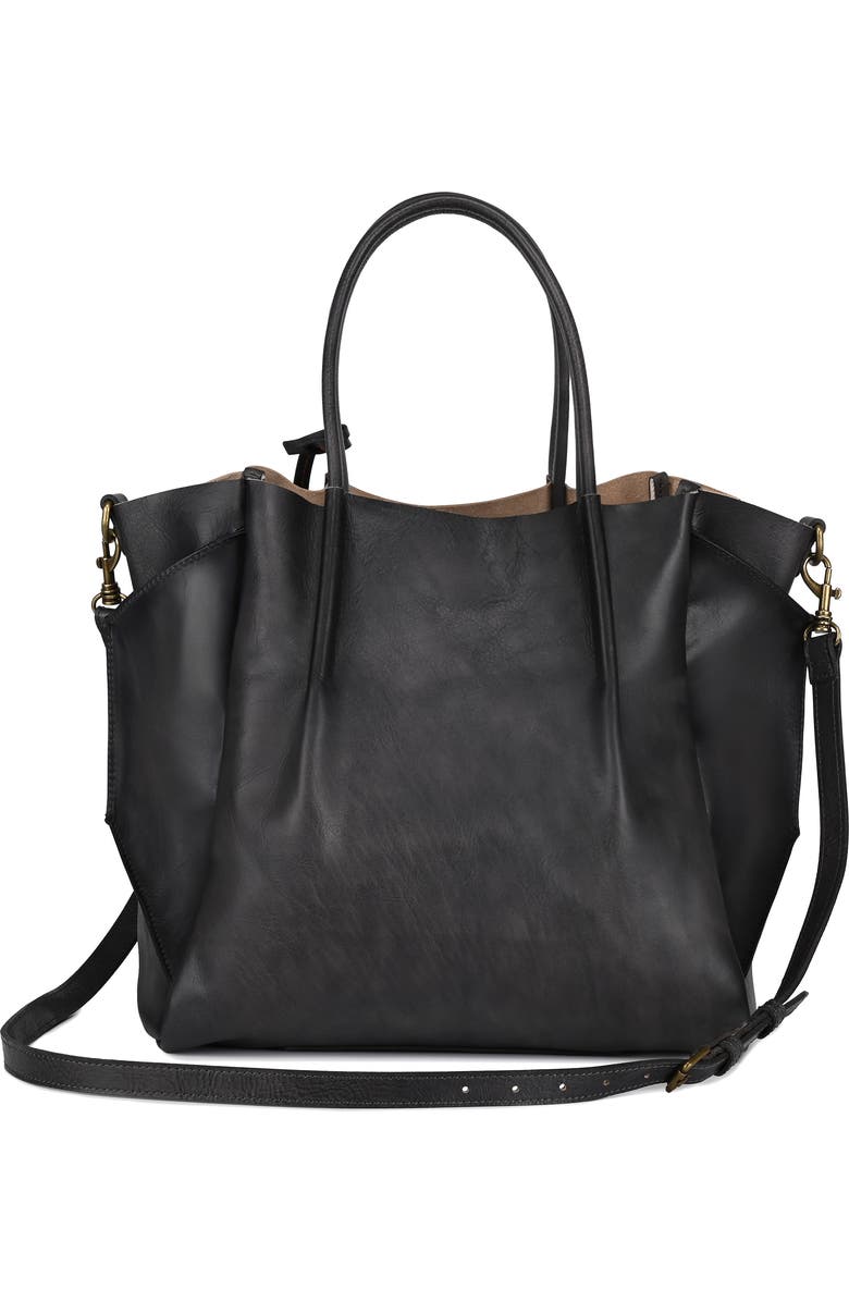 OLD TREND Sprout Land Leather Tote Bag, Alternate, color, Grey Ombre