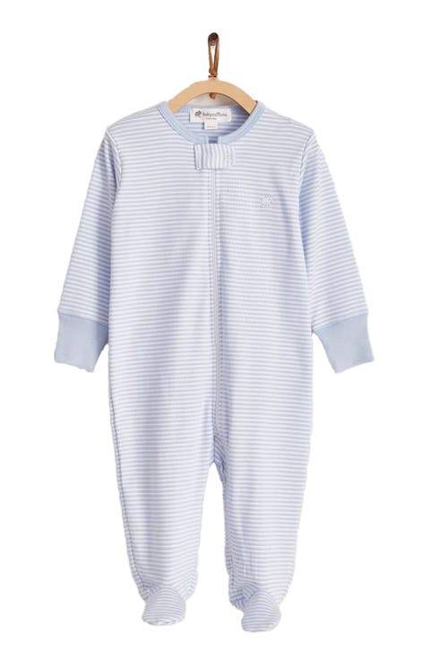 Footie Zipper Rib Ray for Infant