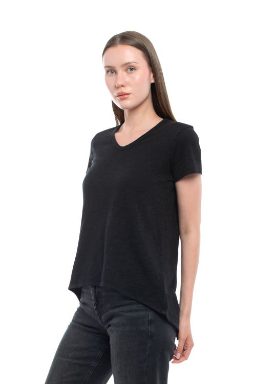 Wilt Clothing Crew Neck Short Sleeve Shrunken Boyfriend Tee In Gray