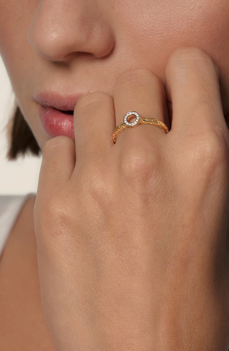 John Hardy Dot Diamond Pavé Ring, Alternate, color,