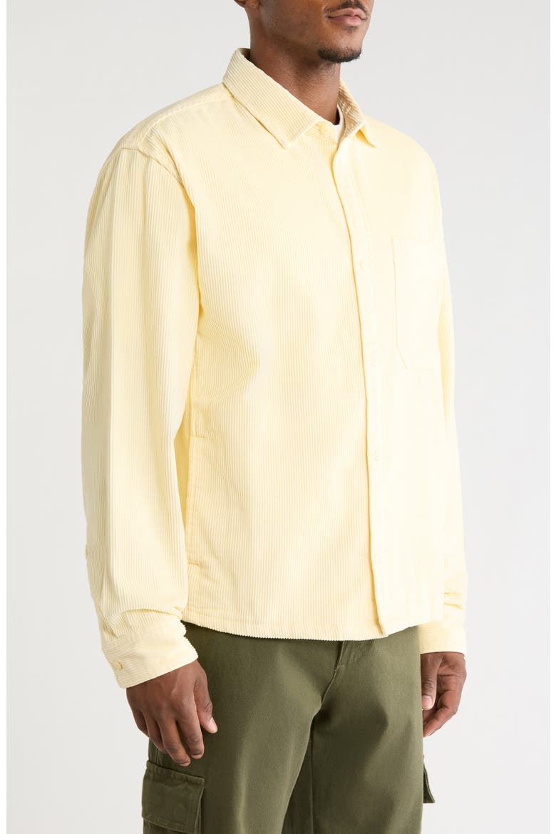 Martinez Cotton Corduroy Overshirt, Alternate, color, ALMOND CRISP