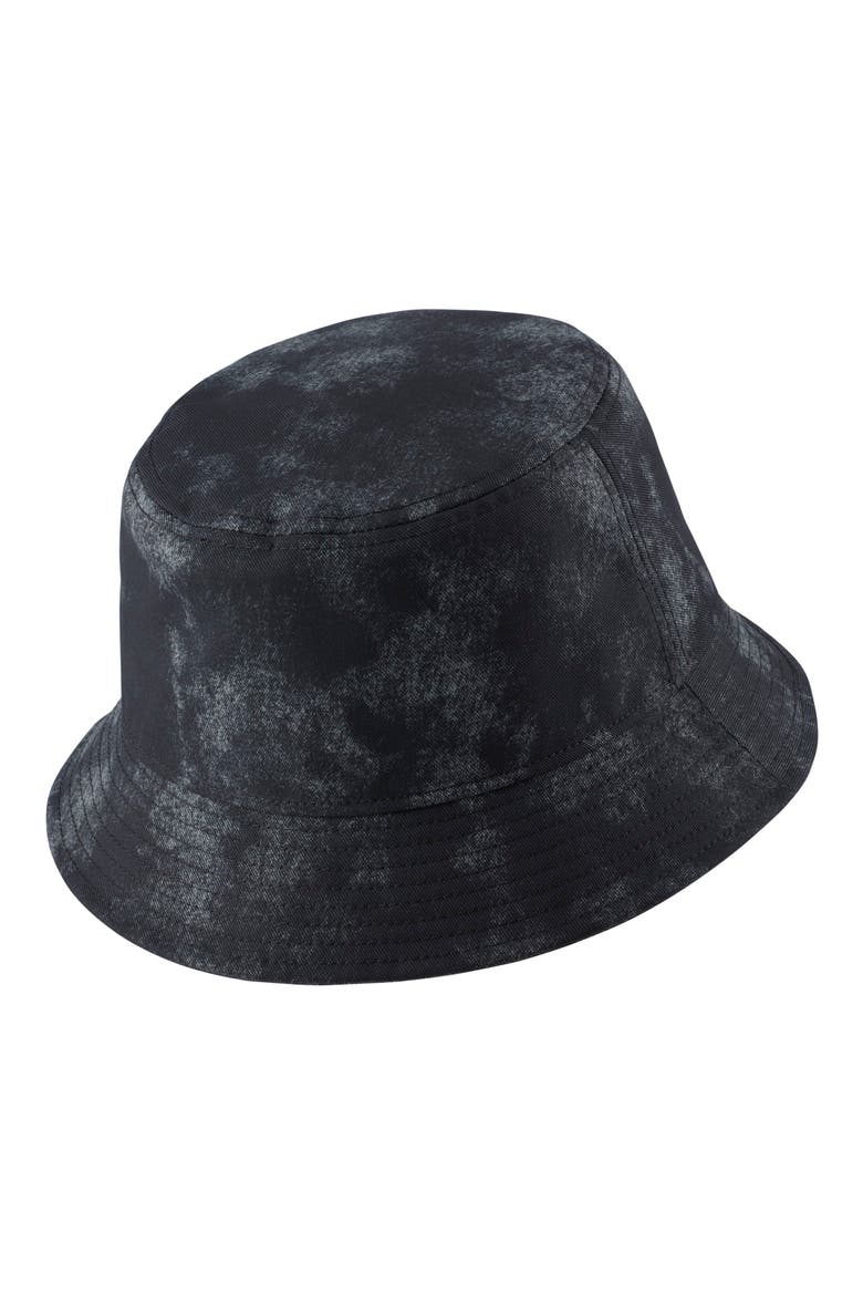 Sportswear Futura Tie Dye Bucket Hat, Alternate, color, BLACK/ SMOKE GREY/ WHITE
