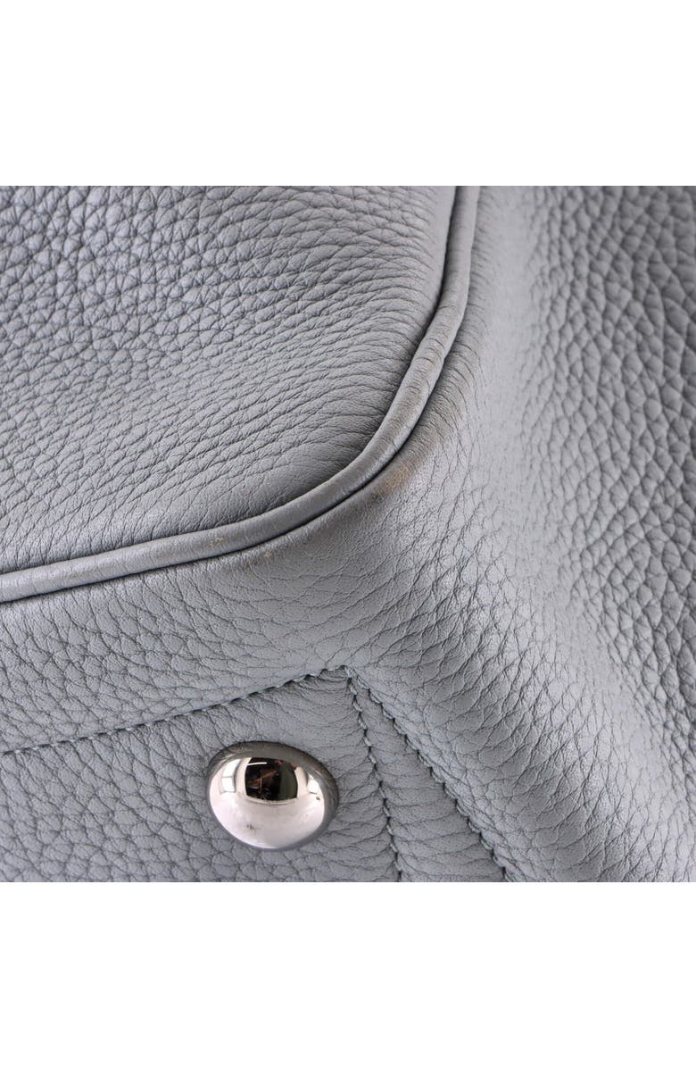 Pre-Owned Hermes Victoria II Travel Handbag Clemence 43, Alternate, color, Bleu Glacier