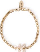 Off-White Lab Grown Diamond Arrow Chain Bracelet