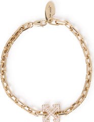 Off-White Lab Grown Diamond Arrow Chain Bracelet