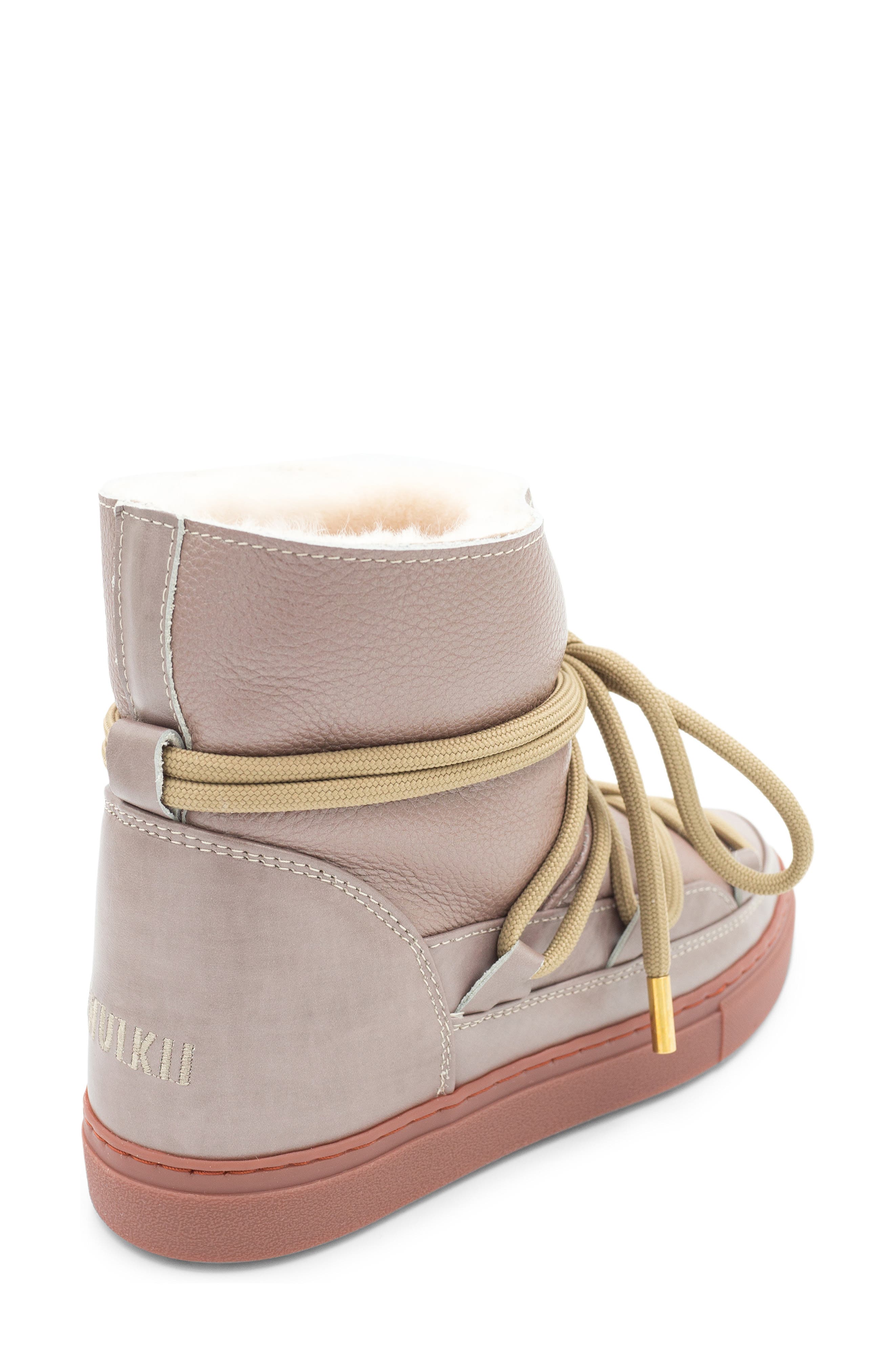 INUIKII Classic Genuine Shearling Sneaker Boot, Alternate, color, 