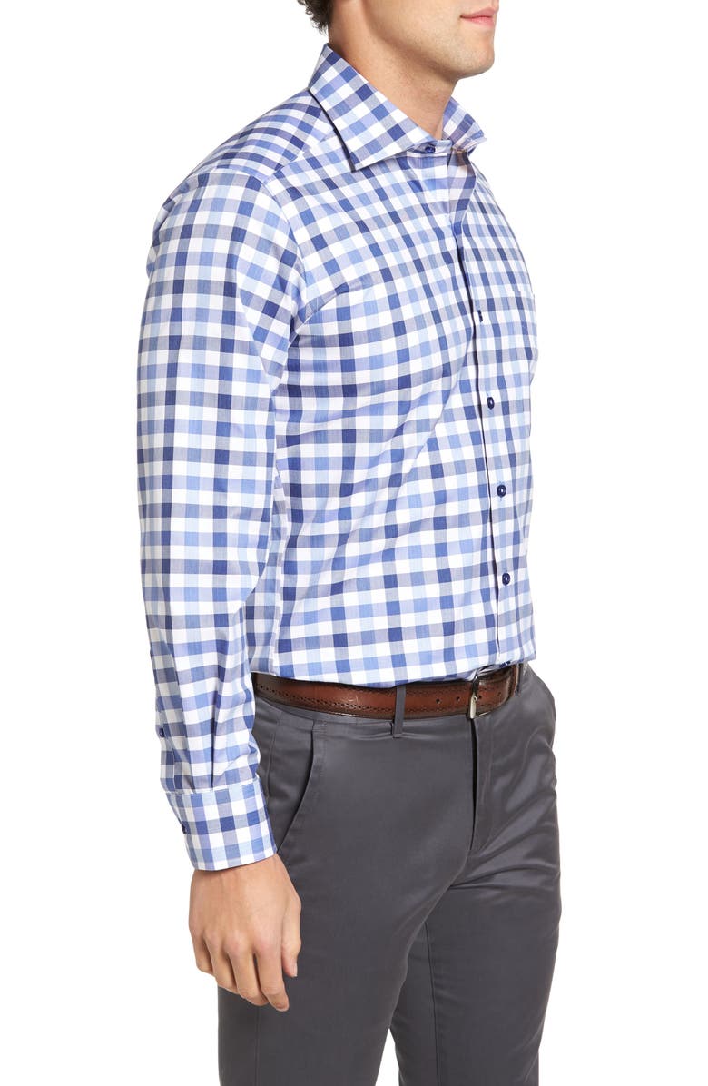 David Donahue Regular Fit Check Sport Shirt, Alternate, color, 